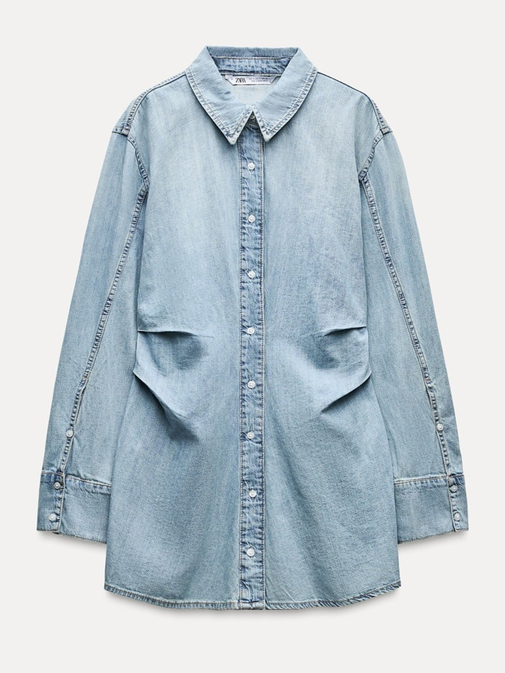 Zara Denim Shirt Dress